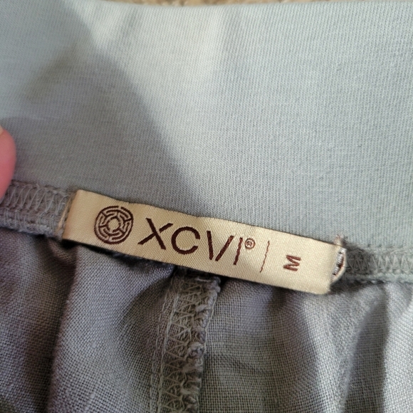 XCVI Grey Contina Crop Wide-leg Pants Linen Size Medium - Picture 8 of 12